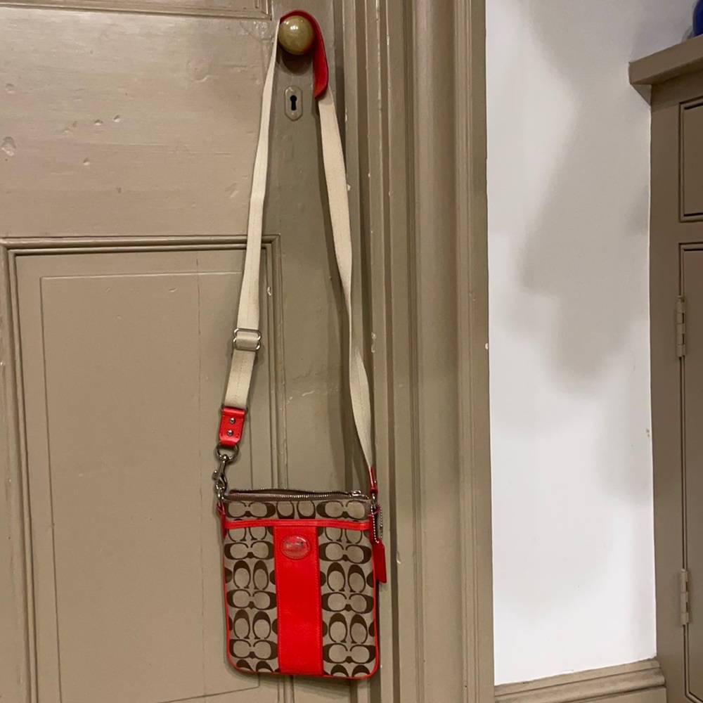 Coach cross body purse